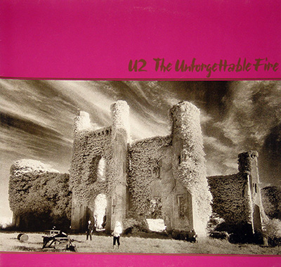 U2 - The Unforgettable Fire  album front cover vinyl record